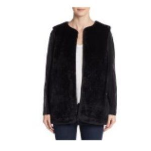 WORN ONCE, Kensie Faux Fur & Leather Jacket Size M, Gorgeous!